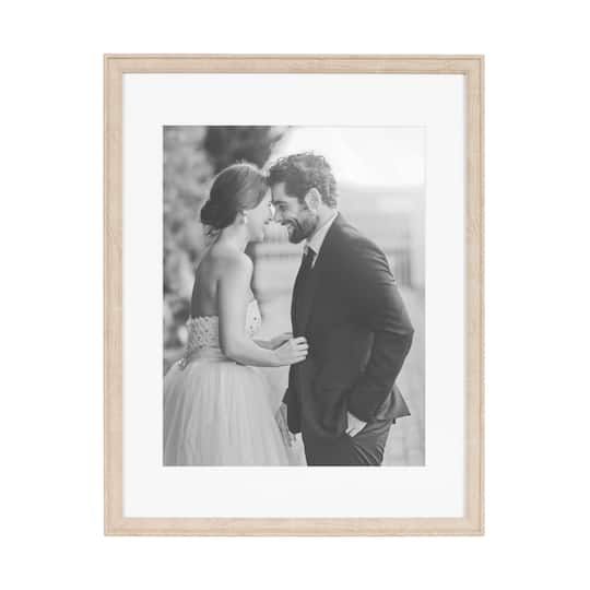 Kate and Laurel 14" x 18" Adlynn Photo Frame with 11" x 14" Mat